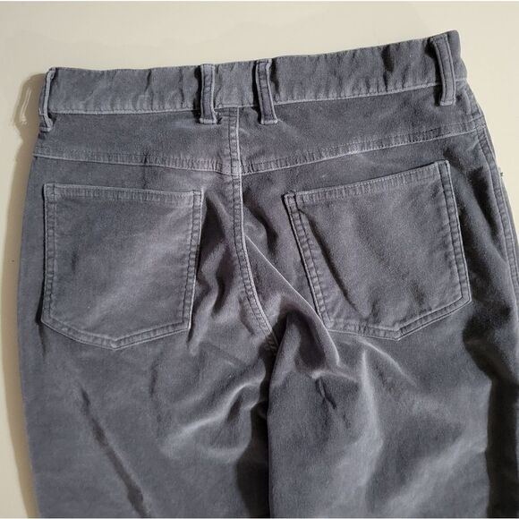 Denim & Co. Gray Velvet Jeans - Picture 9 of 10
